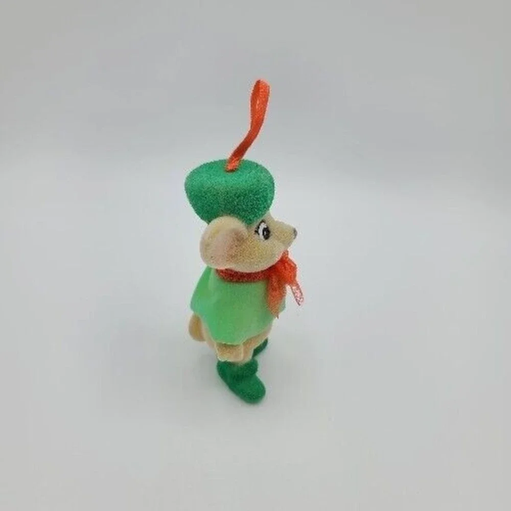 Walt Disney Rescuers Down Under Miss Bianca Plush Flock Christmas Ornament 1990